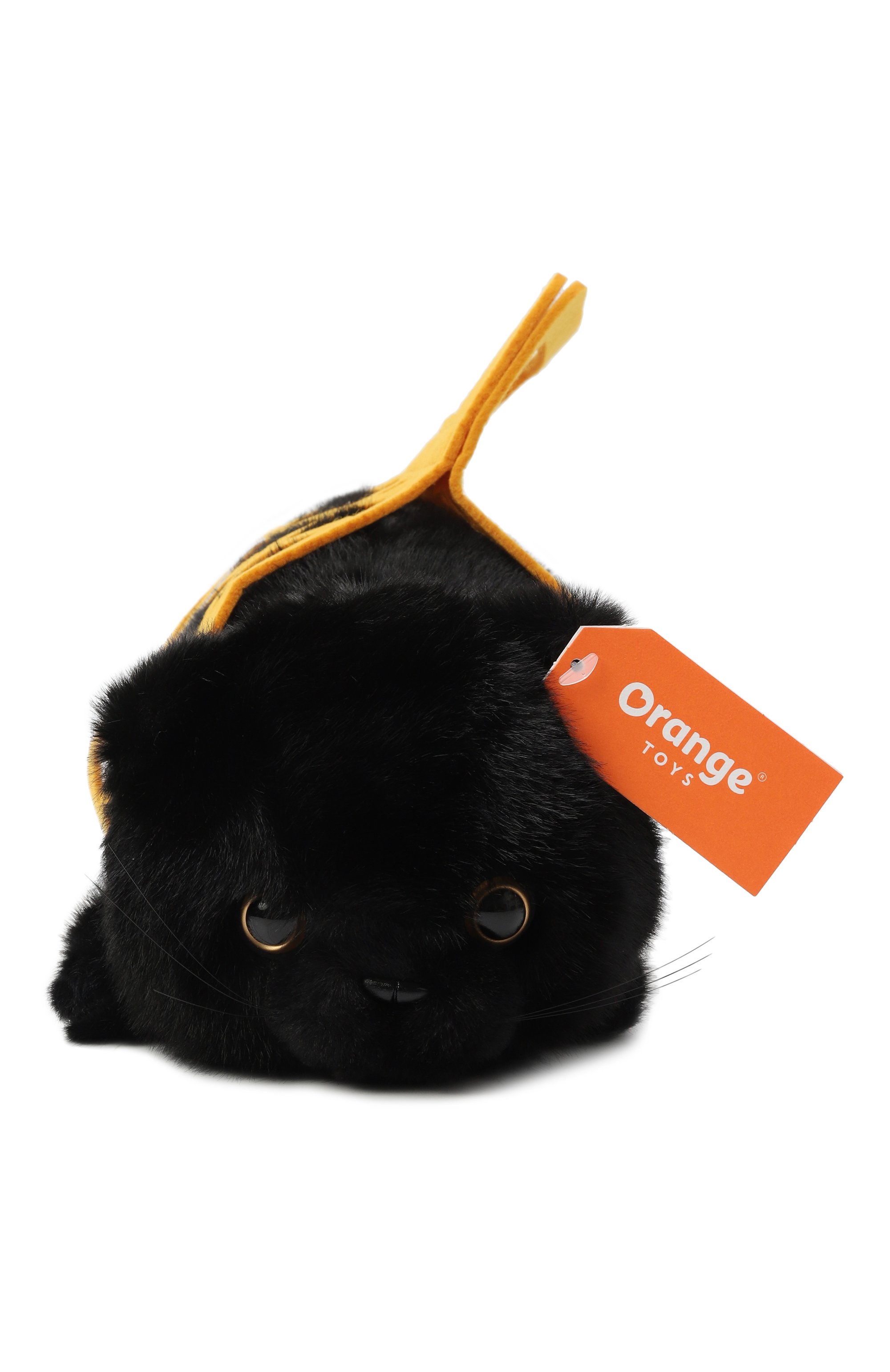 Мягкая игрушка кот барсик в сумке ORANGE TOYS черного цвета по цене 2300 руб., арт. B1001/35, фото 1 Мягкая игрушка кот барсик в сумке ORANGE TOYS, арт. B1001/35, фото 1