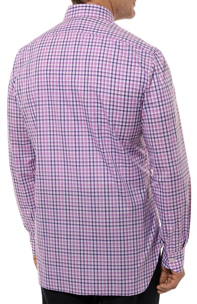 Хлопковая рубашка KITON, арт. UCIH08879, фото 4