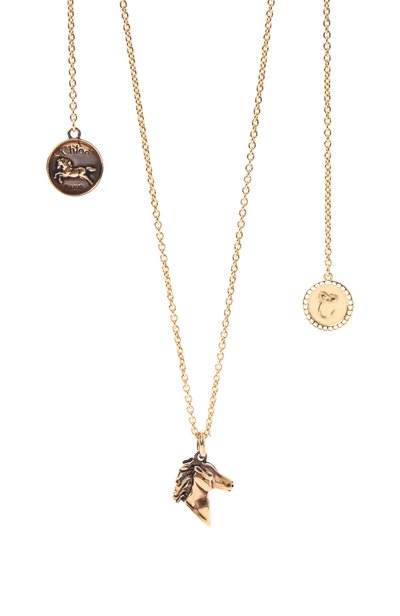 Колье CHLOÉ золотого цвета по цене 79850 руб., арт. CHC25SF006CB7, фото 3 Колье CHLOÉ, арт. CHC25SF006CB7, фото 3