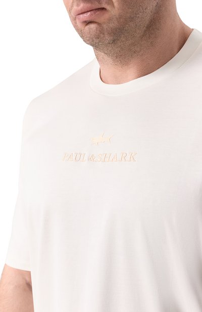 Хлопковая футболка PAUL&SHARK, арт. 26411026, фото 5