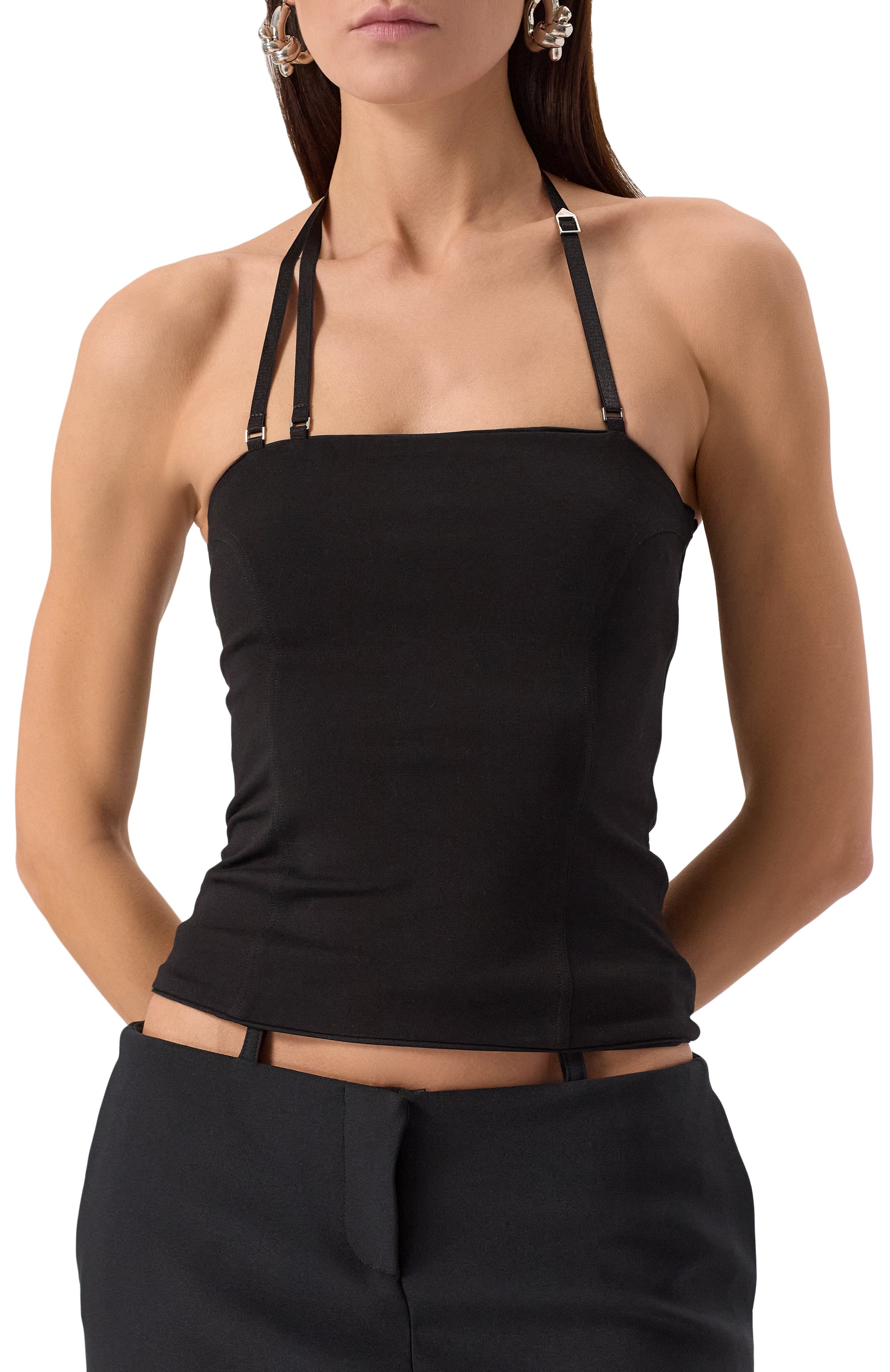 Топ из вискозы THE ATTICO, арт. 247WCT286, фото 3