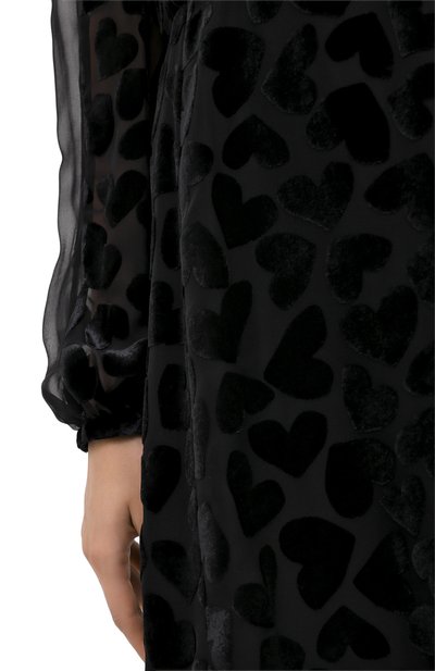 Платье из вискозы и шелка SAINT LAURENT, арт. 627116/Y5B11, фото 5