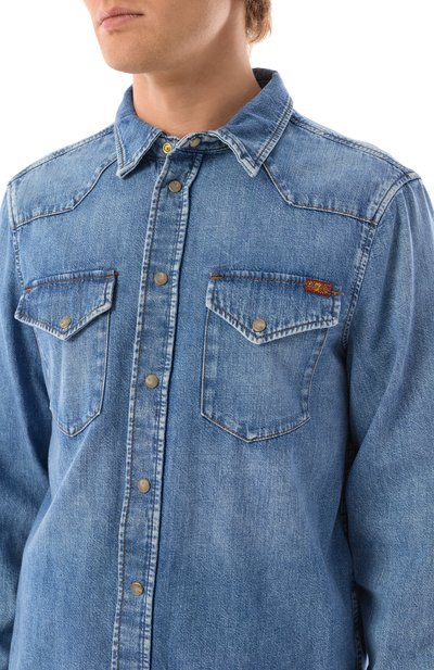 Джинсовая рубашка 7 FOR ALL MANKIND, арт. JS6MC2100U, фото 5