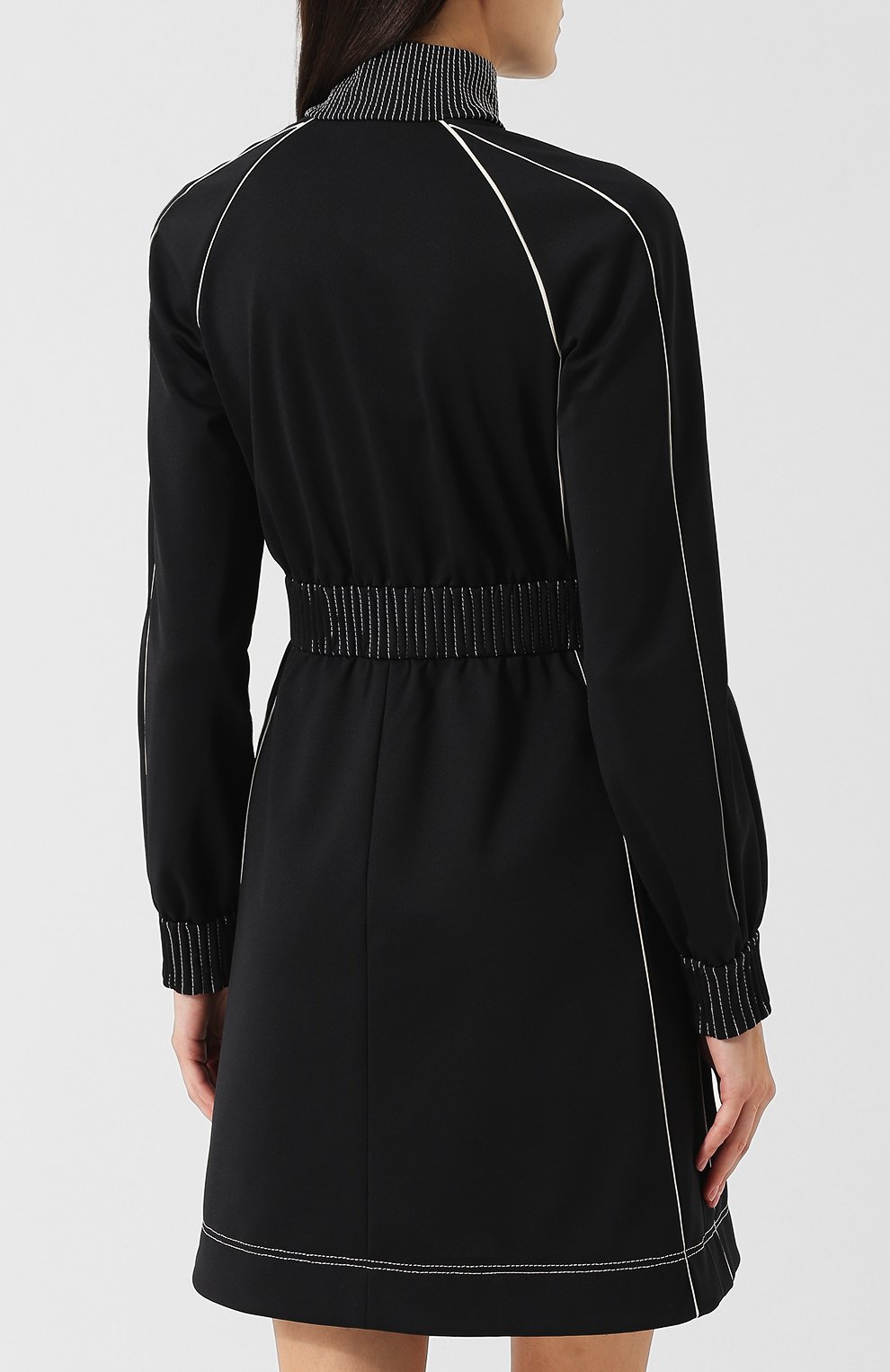 Приталенное платье на молнии с логотипом бренда VALENTINO, арт. QB3VAGV63Q3, фото 4