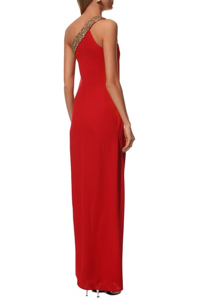  Шелковое платье VALENTINO, арт. XB0VDD751MH, фото 4