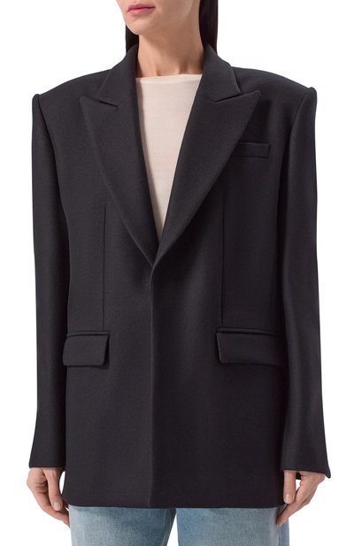 Шерстяной жакет LOUVE черного цвета по цене 165000 руб., арт. 25-06-06-01-11-05-01, фото 3 Шерстяной жакет LOUVE, арт. 25-06-06-01-11-05-01, фото 3