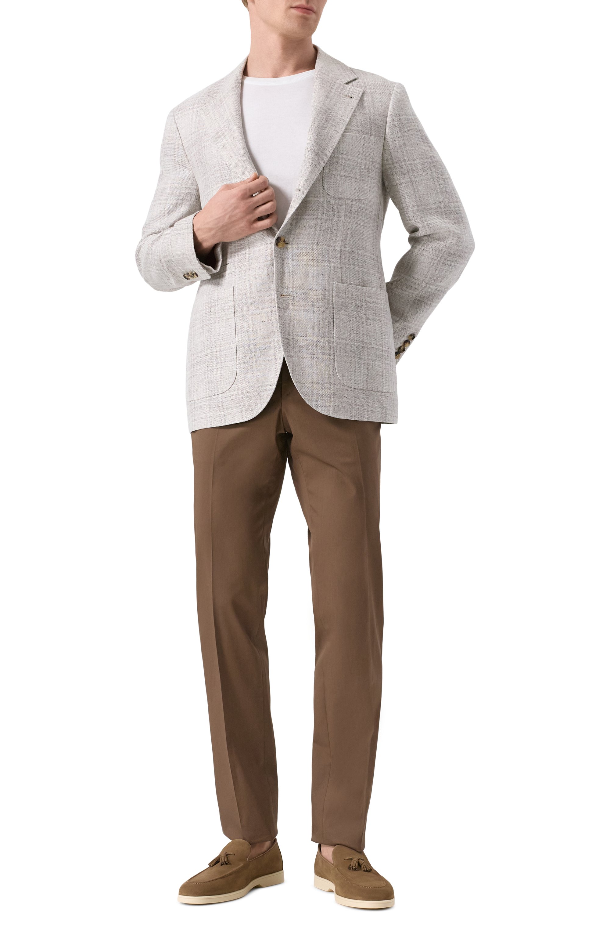 Замшевые лоферы DOUCAL'S, арт. DU3415NWMAUY009G, фото 2