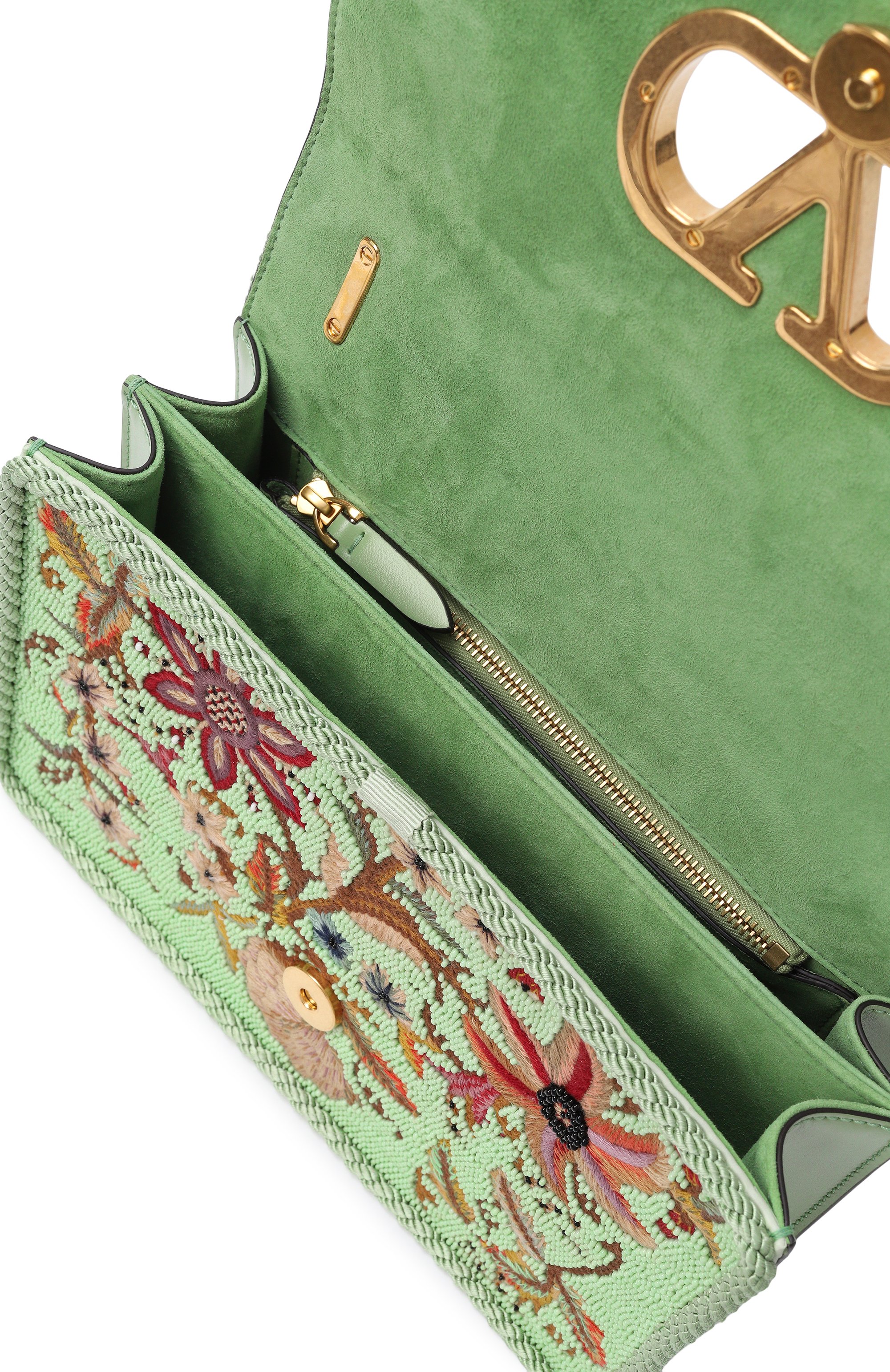 Сумка vain VALENTINO светло-зеленого цвета по цене 1045000 руб., арт. 8W2B0R16/FNB, фото 5 Сумка vain VALENTINO, арт. 8W2B0R16/FNB, фото 5