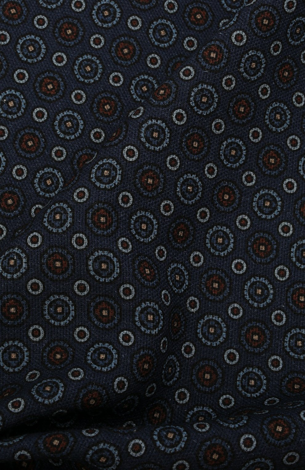 Шелковый платок ZEGNA темно-синего цвета по цене 23300 руб., арт. Z2J18A/38D, фото 2 Шелковый платок ZEGNA, арт. Z2J18A/38D, фото 2