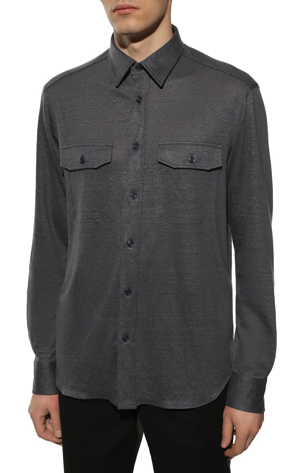 Льняная рубашка BRIONI, арт. UJKS0L/P1608, фото 3