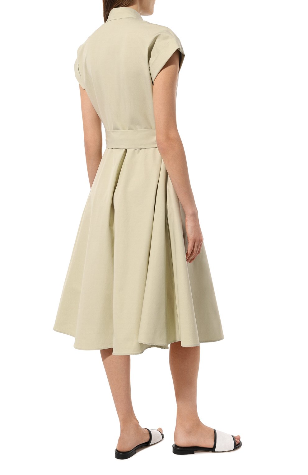 Хлопковое платье KITON, арт. D55375K0972C, фото 4