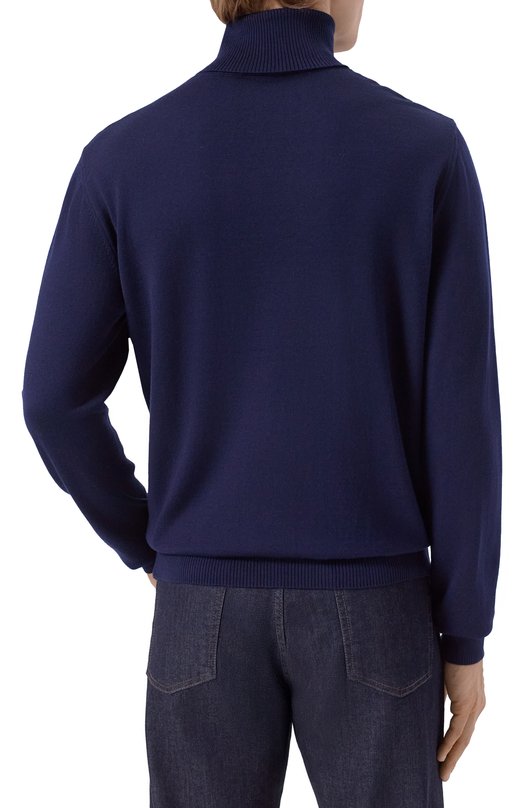 Водолазка из шерсти и шелка MVST M25.1MM.K013/K005 Синий  M25.1MM.K013/K005 Фото 4