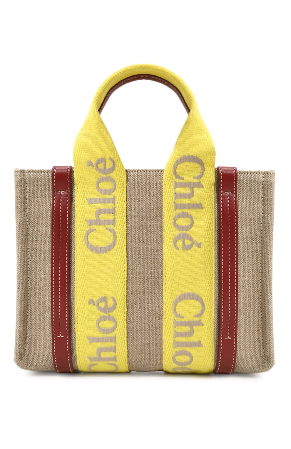 Сумка-тоут woody small CHLOÉ, арт. CHC23US397/K37, фото 6