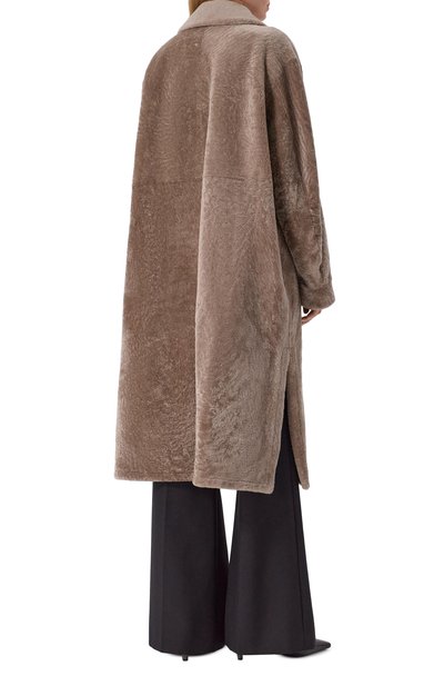 Двусторонняя дубленка MANZONI24, арт. 25M1115-S23N, фото 4