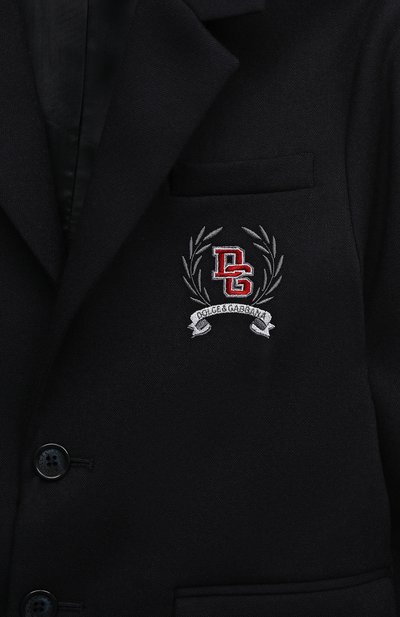 Шерстяной пиджак DOLCE & GABBANA, арт. L41E89/G7JX2/8-14, фото 3