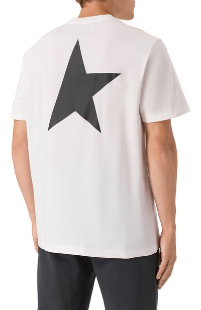 Хлопковая футболка GOLDEN GOOSE DELUXE BRAND, арт. GMP01220.P000879, фото 4