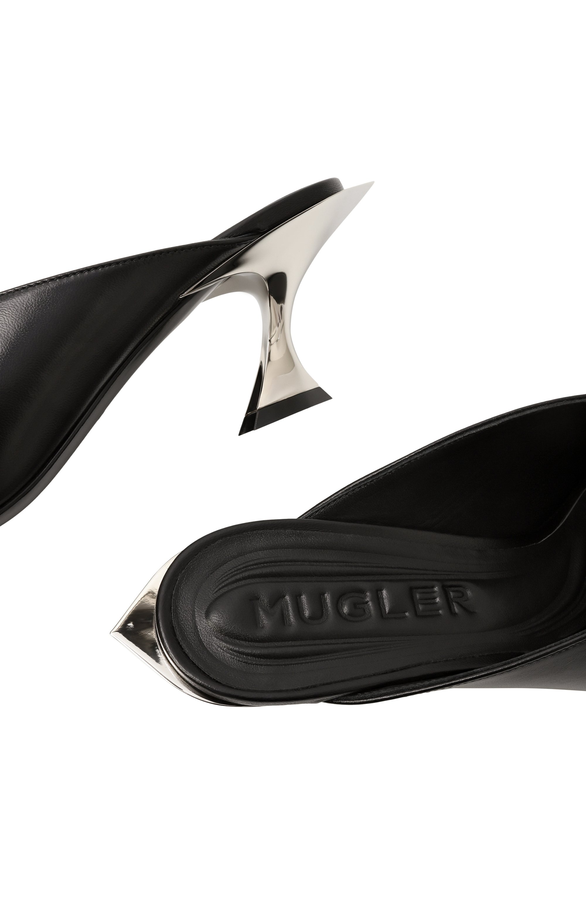 Кожаные мюли MUGLER, арт. MUSS24SC021_CL001, фото 7