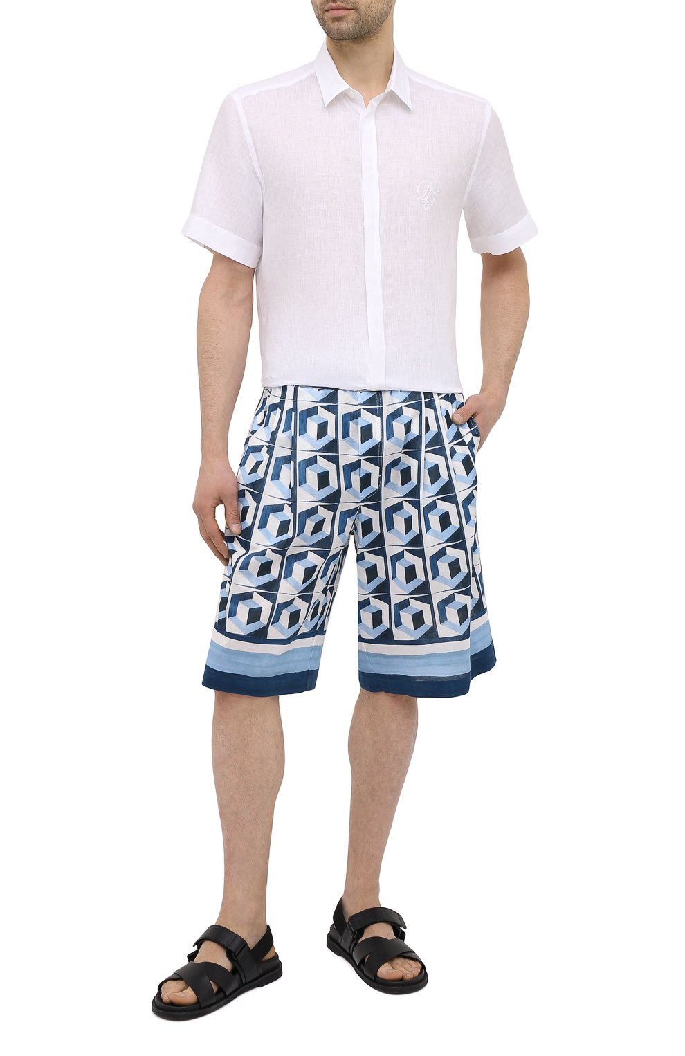 Хлопковые шорты DOLCE & GABBANA, арт. GWK9AZ/FI70J, фото 2