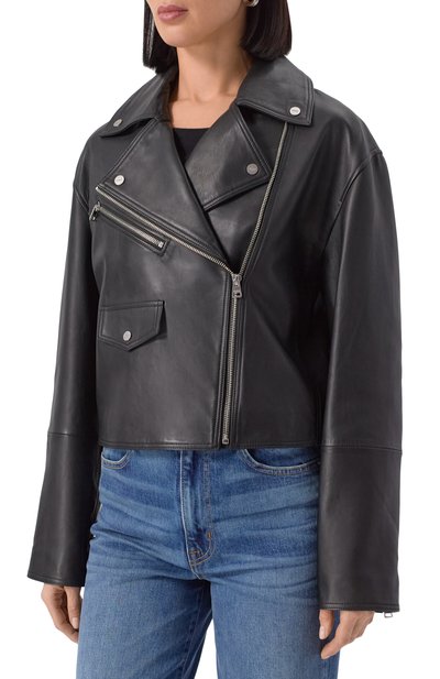 Кожаная куртка HUGO, арт. 50533803, фото 3