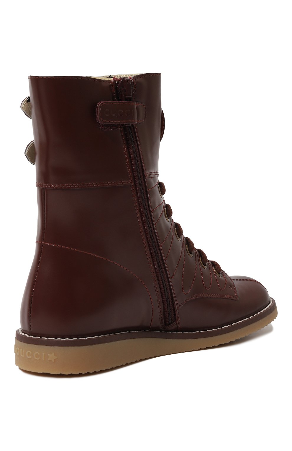 Кожаные ботинки GUCCI, арт. 628440 D7300, фото 3