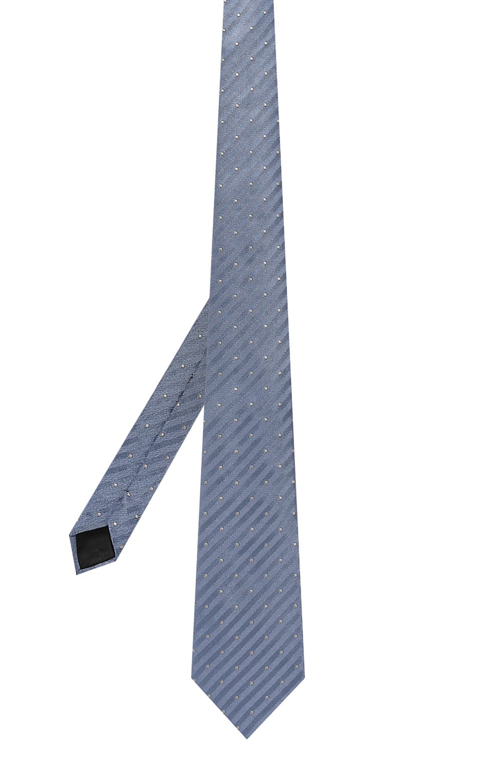 Шелковый галстук LANVIN голубого цвета по цене 15400 руб., арт. 3112/TIE, фото 3 Шелковый галстук LANVIN, арт. 3112/TIE, фото 3