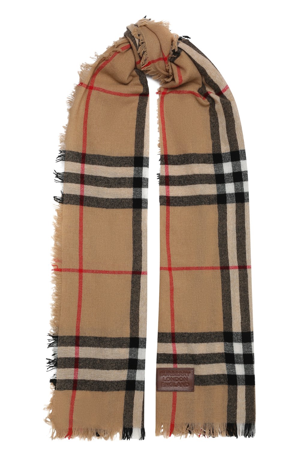 Кашемировый шарф BURBERRY коричневого цвета по цене 62550 руб., арт. 8046212, фото 1 Кашемировый шарф BURBERRY, арт. 8046212, фото 1