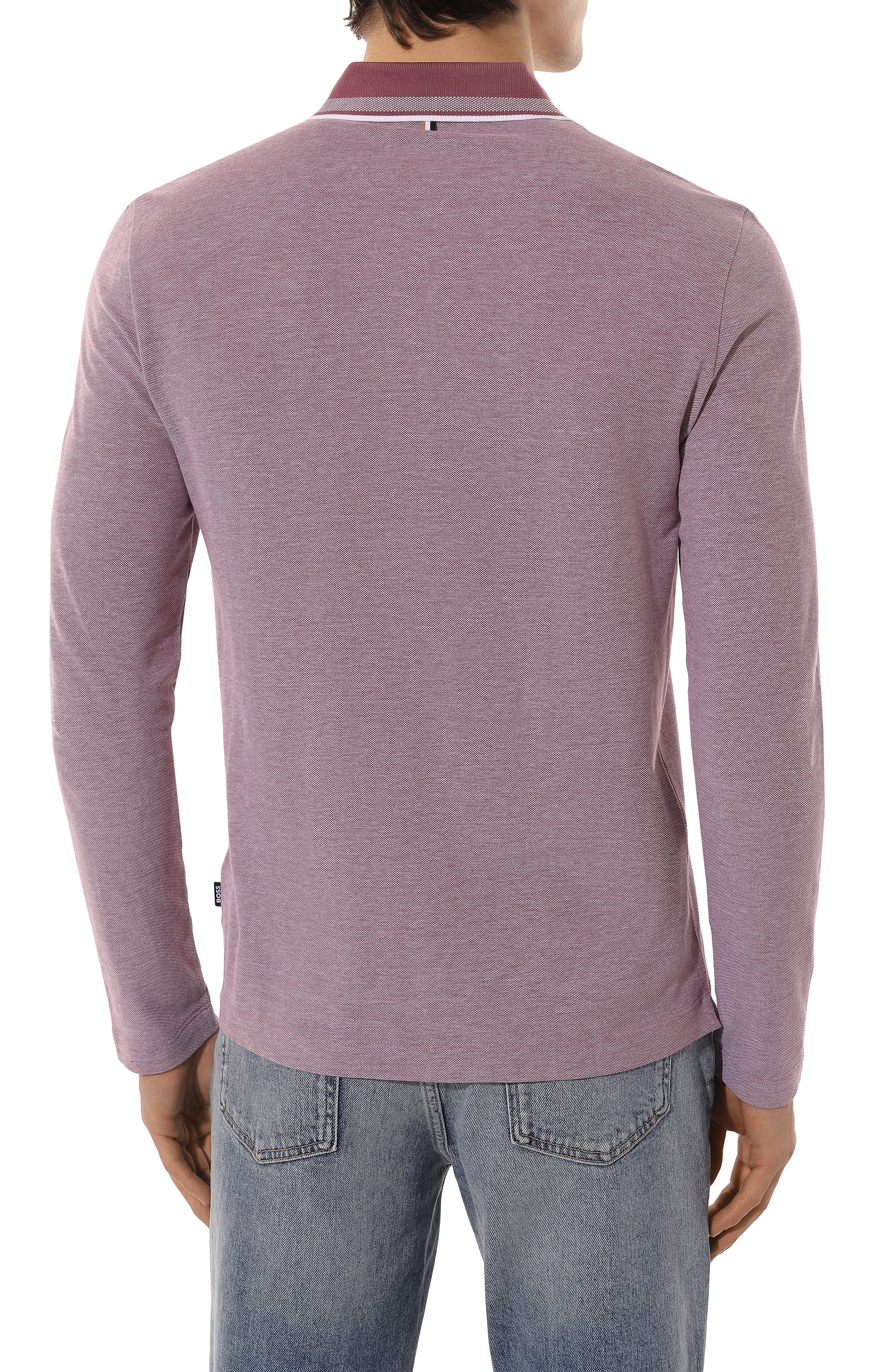 Хлопковое поло BOSS, арт. 50531352, фото 4