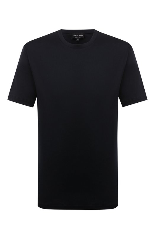 Хлопковая футболка Giorgio Armani 6LSM90/SJTKZ Синий 6LSM90/SJTKZ