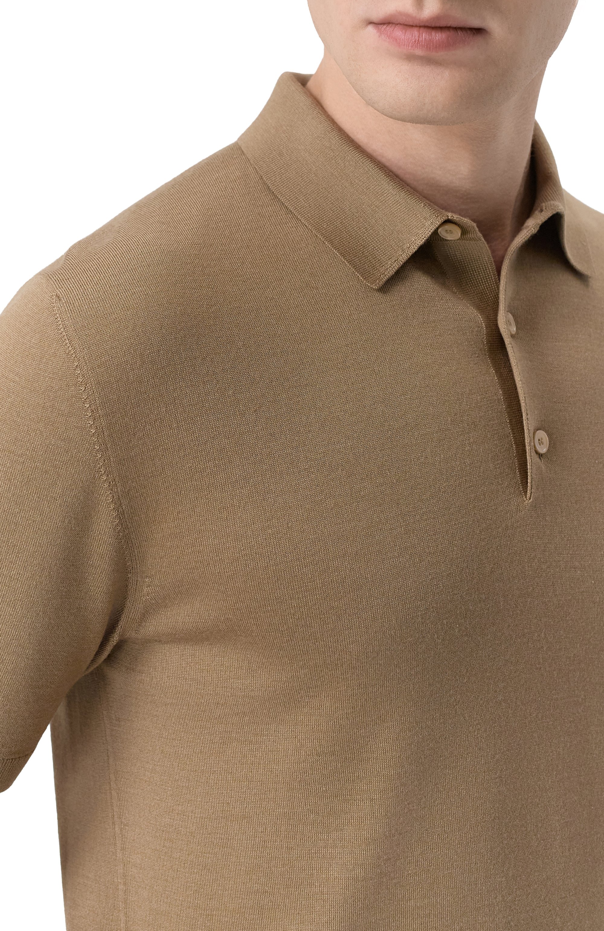 Поло из шерсти и шелка LORO PIANA, арт. FA05066, фото 5