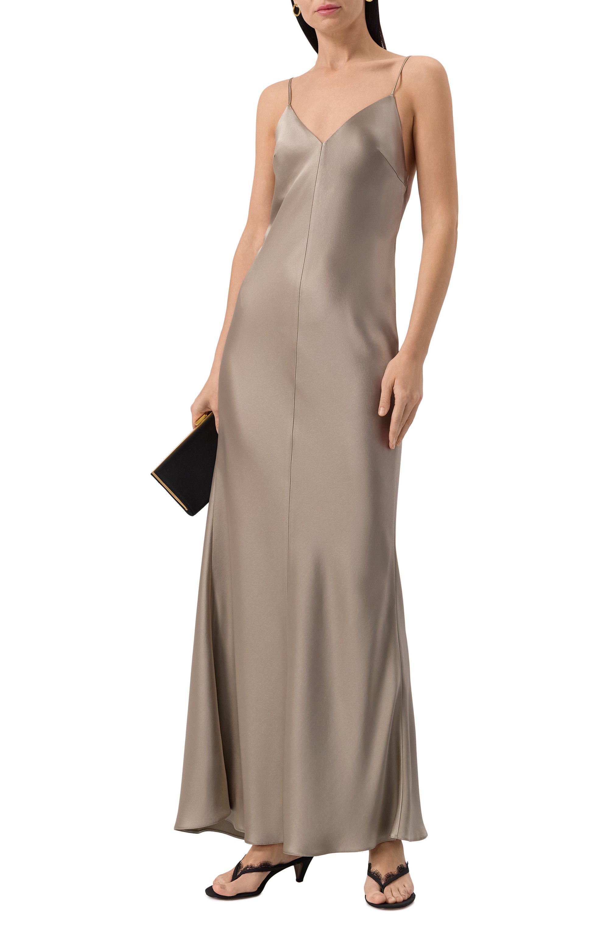 Атласное платье 12 STOREEZ, арт. 130741, фото 2