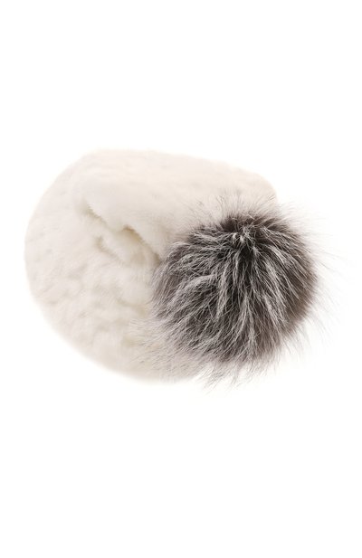 Меховая шапка из норки и лисы VICTORIA KUSENKOVA, арт. 071700001672, фото 3