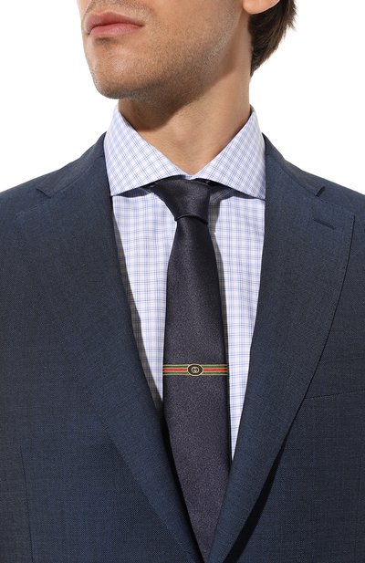 Шелковый галстук GUCCI, арт. 621511 4E009, фото 2
