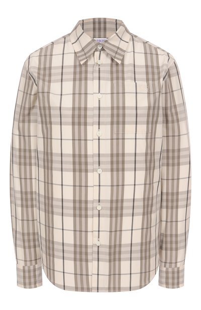 Женская хлопковая рубашка BURBERRY, арт. 8108663