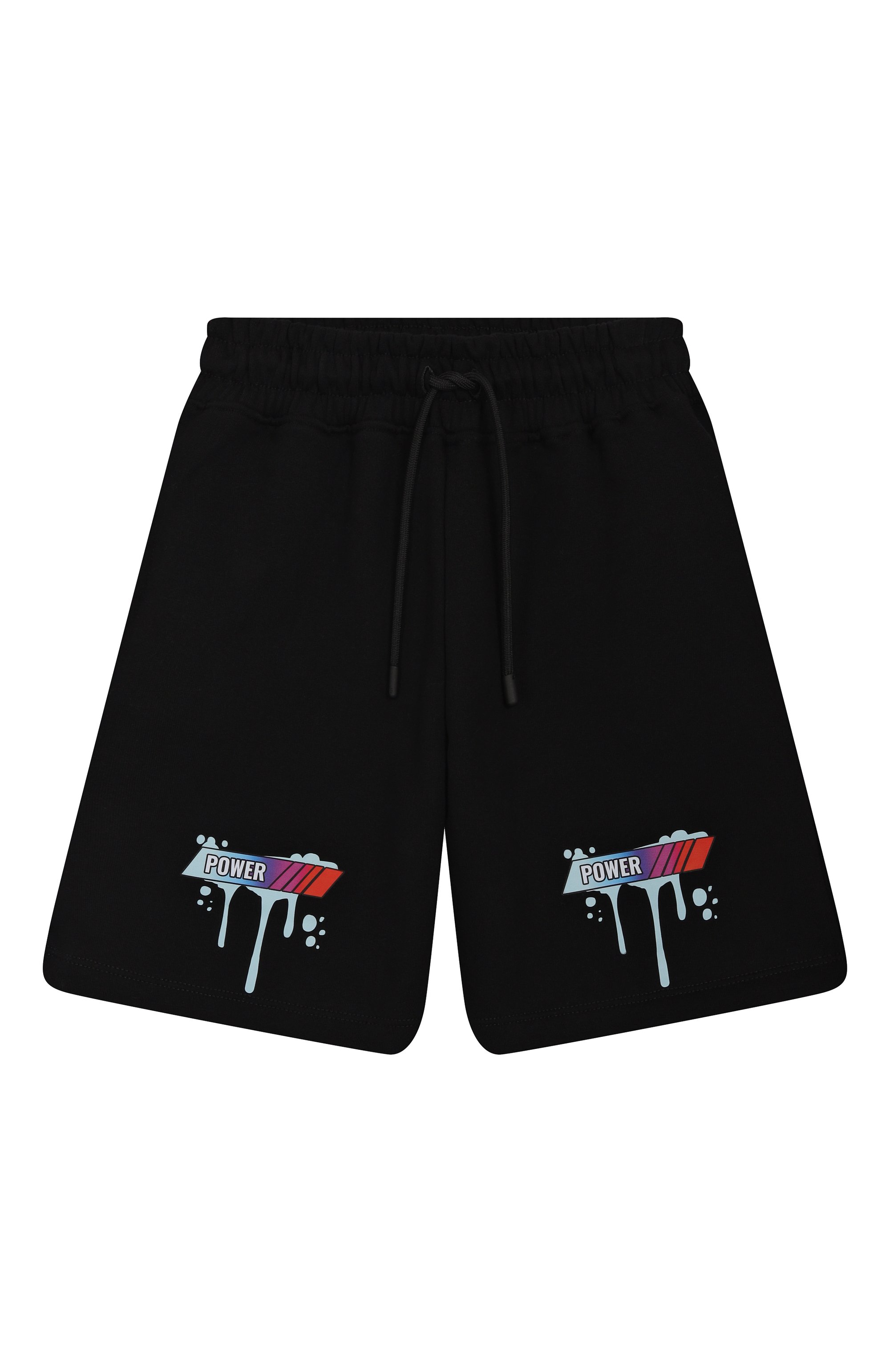 Хлопковые шорты SPRAYGROUND черного цвета по цене 14250 руб., арт. SPY1281EBLK, фото 1 Хлопковые шорты SPRAYGROUND, арт. SPY1281EBLK, фото 1