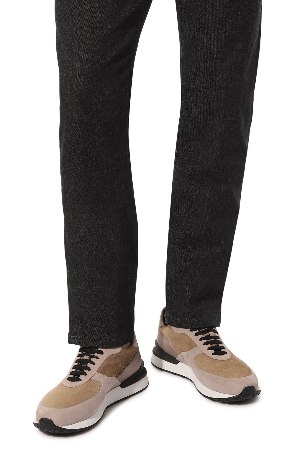 Кожаные кроссовки ZILLI, арт. H00-03AM1-035VS/HR01, фото 3