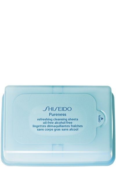 Женского освежающие очищающие салфетки pureness SHISEIDO, арт. 16703SH