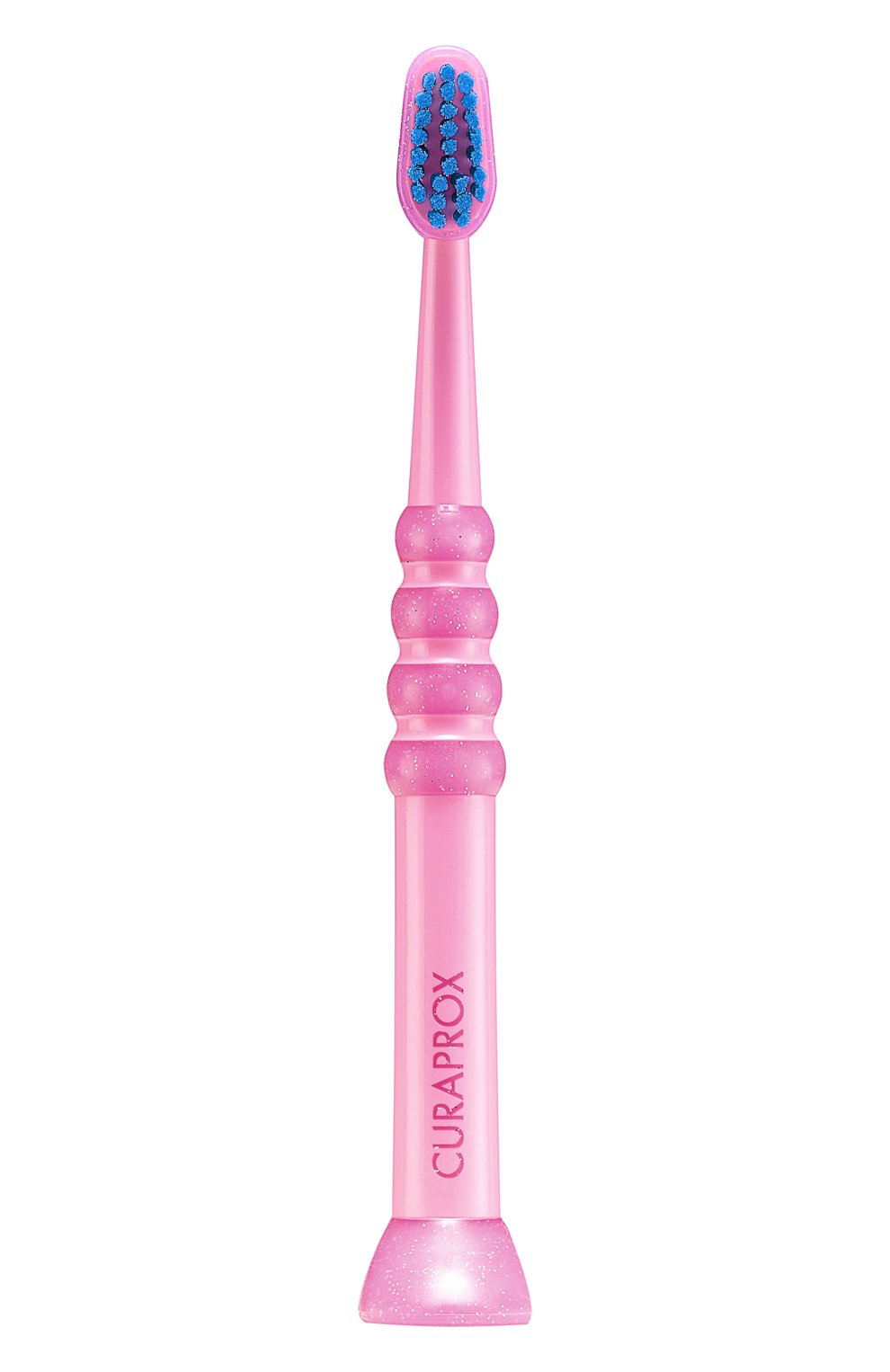 Розовая зубная щетка c гуммированной ручкой baby CURAPROX, арт. 7640134161715, фото 1