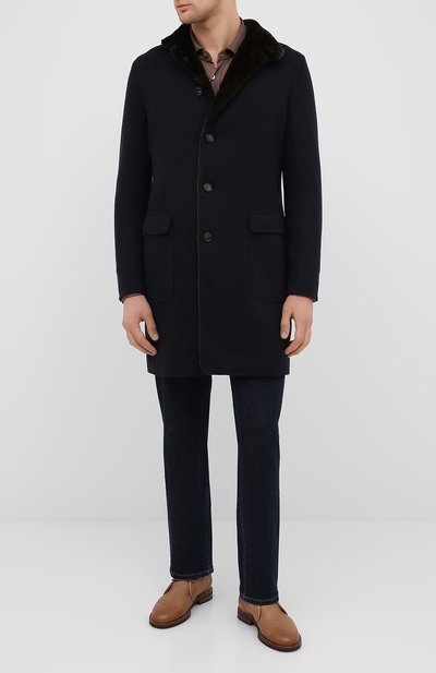 Кашемировое пальто с подкладкой из нутрии LORO PIANA, арт. FAF4118, фото 2