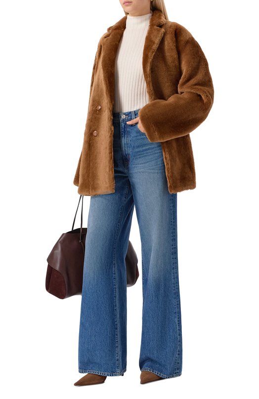 Дубленка из овчины Jacob Lee WSB20112AW25LG Коричневый  WSB20112AW25LG Фото 2