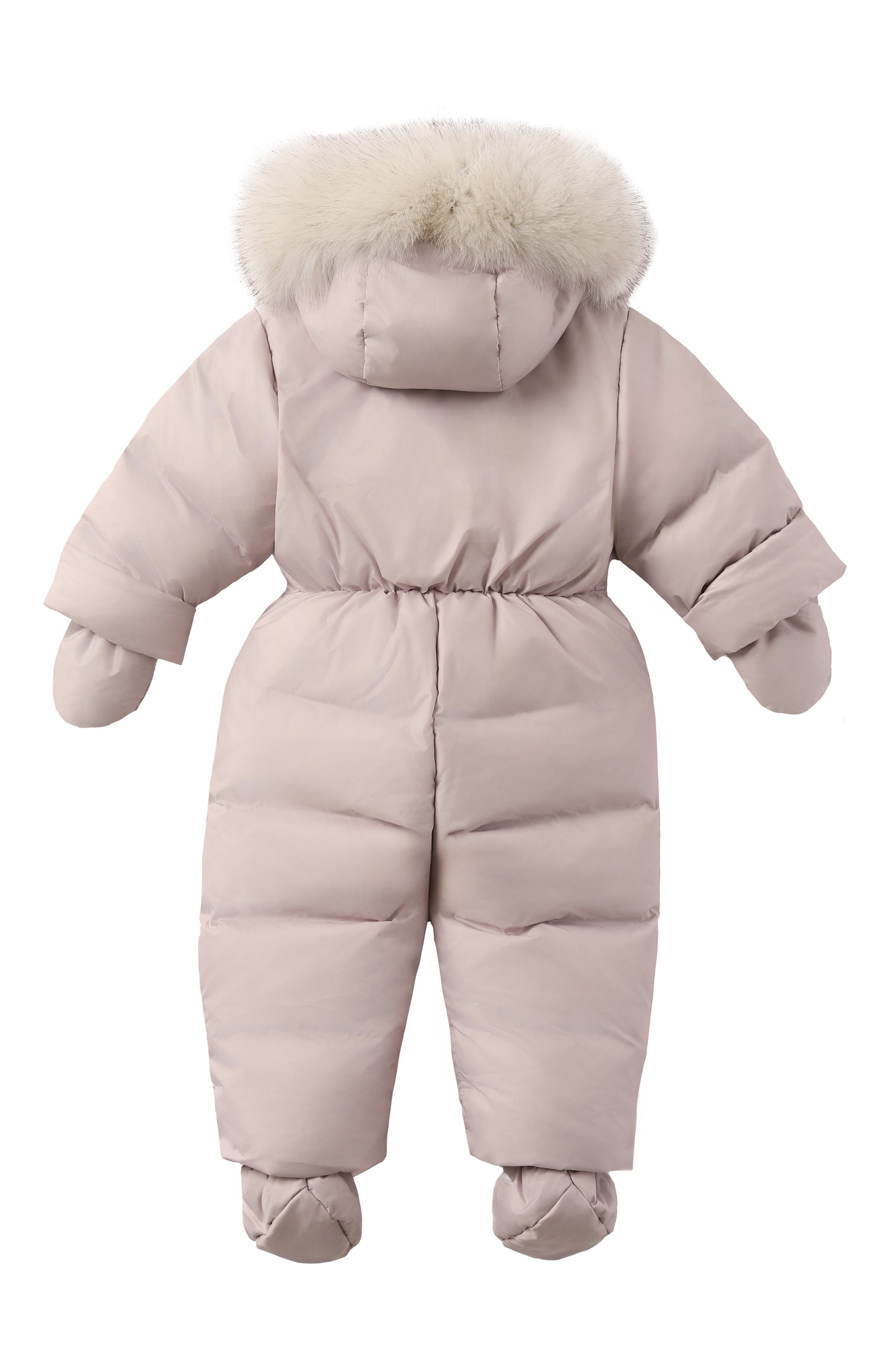 Пуховый комбинезон CHEPE светло-розового цвета по цене 20000 руб., арт. 391062, фото 2 Пуховый комбинезон CHEPE, арт. 391062, фото 2