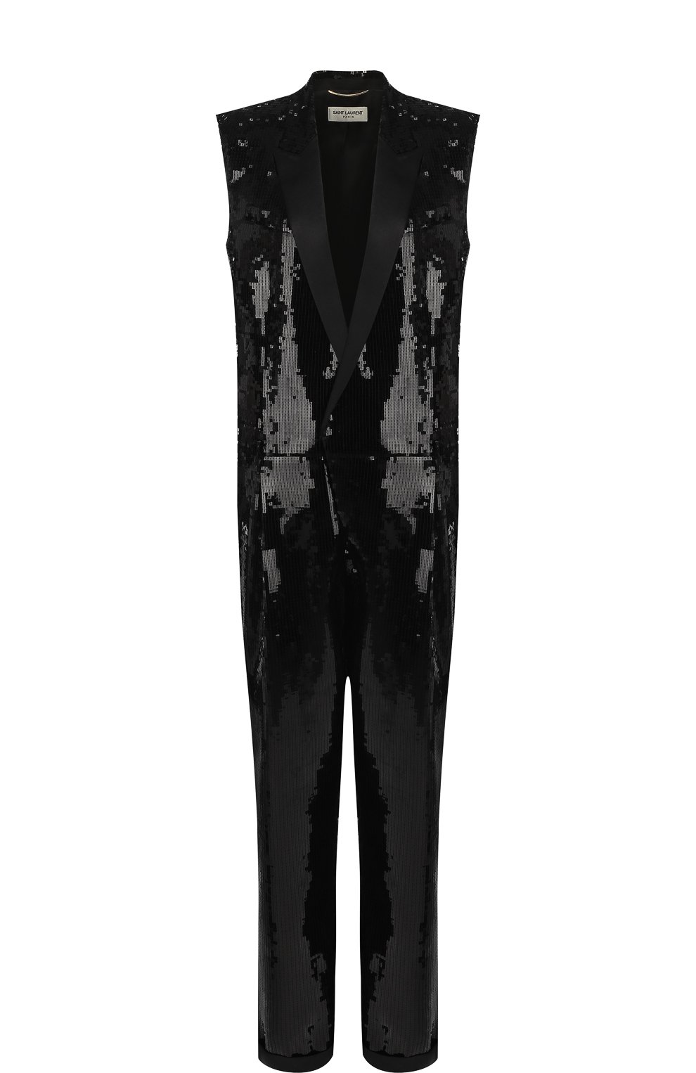 Комбинезон с отделкой пайетками SAINT LAURENT, арт. 514607/Y085W, фото 1