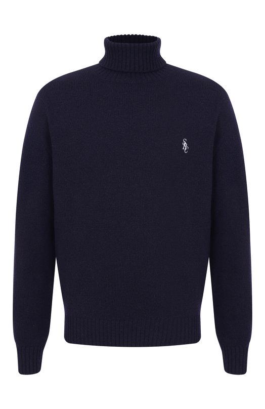 Шерстяной свитер Sporty and Rich WS08262302BL106 Синий WS08262302BL106