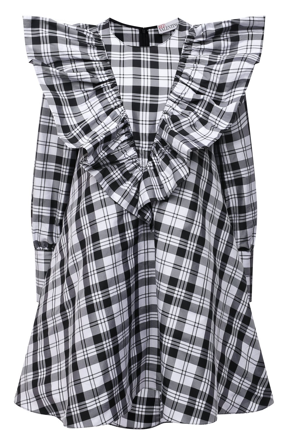 Платье REDVALENTINO черно-белого цвета по цене 73000 руб., арт. WR3VABF0/5YH, фото 1 Платье REDVALENTINO, арт. WR3VABF0/5YH, фото 1