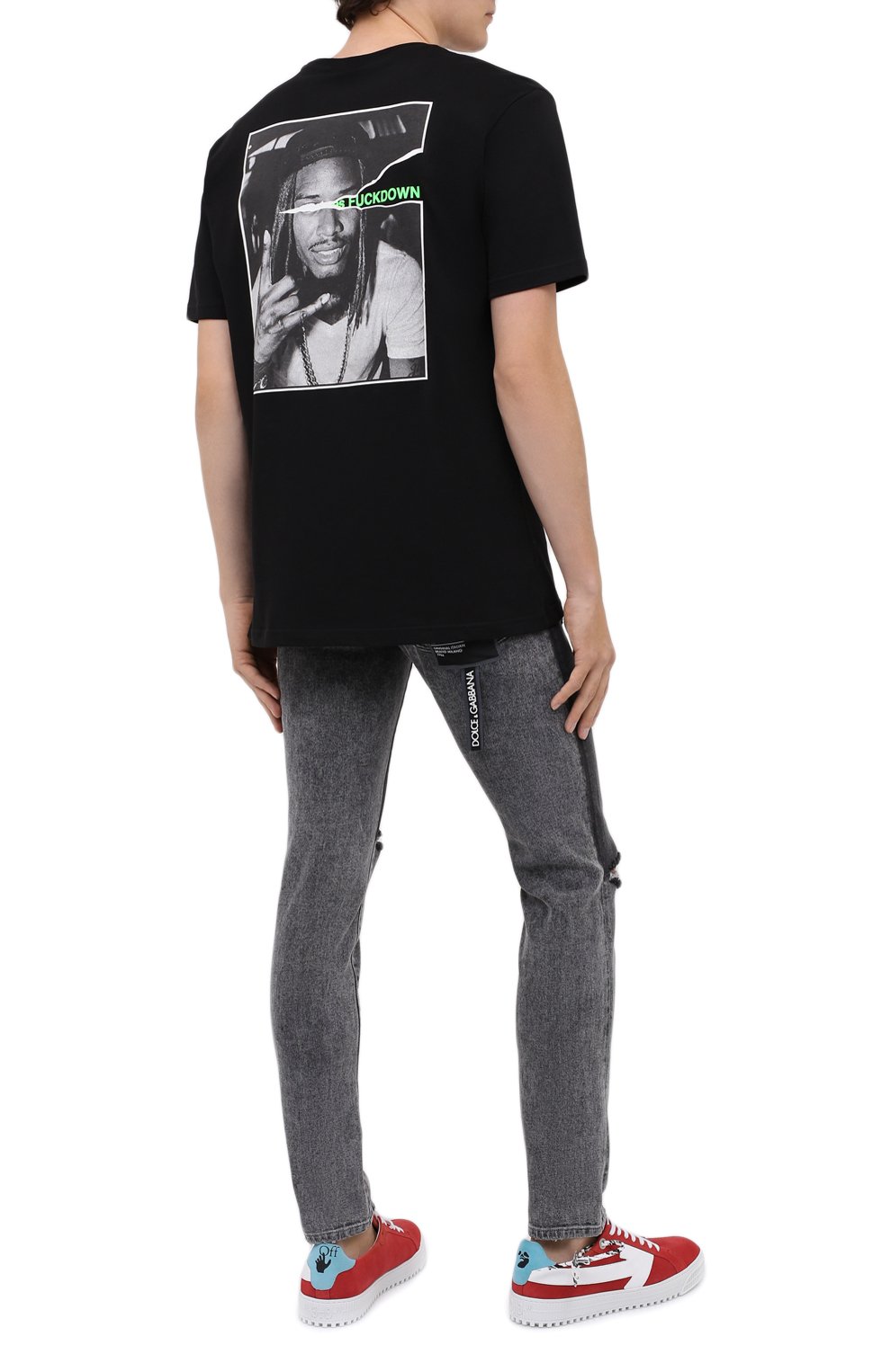 Хлопковая футболка COMME DES FUCKDOWN, арт. CDFU1077, фото 2