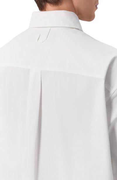 Хлопковая рубашка JACQUEMUS белого цвета по цене 65650 руб., арт. 26ESHM00607/AW00351, фото 5 Хлопковая рубашка JACQUEMUS, арт. 26ESHM00607/AW00351, фото 5