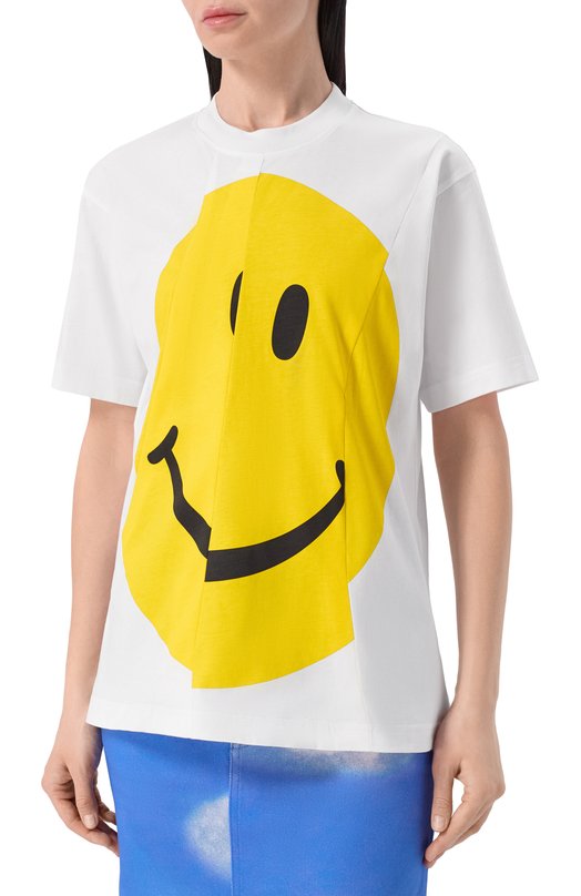 Хлопковая футболка Moschino A0711/0441 Белый  A0711/0441 Фото 3