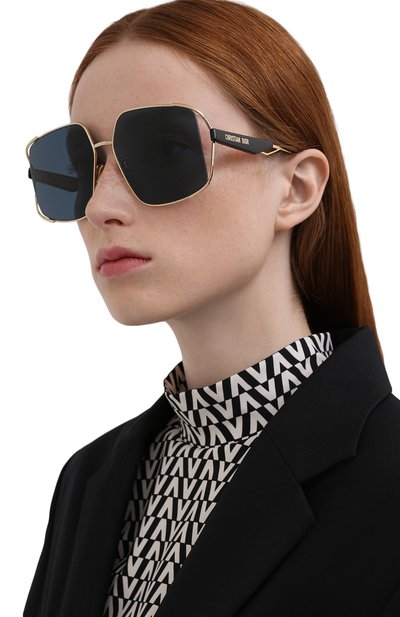 Солнцезащитные очки DIOR EYEWEAR темно-синего цвета по цене 54650 руб., арт. ARCHIDI0R S1U B0B0, фото 2 Солнцезащитные очки DIOR EYEWEAR, арт. ARCHIDI0R S1U B0B0, фото 2