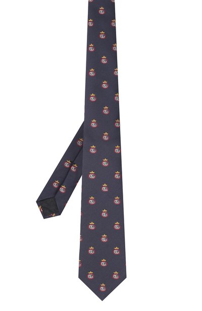 Шелковый галстук GUCCI, арт. 624054/4E002, фото 2