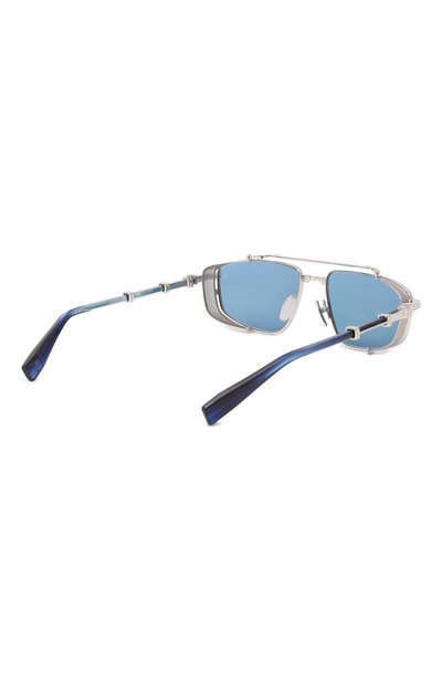 Солнцезащитные очки BALMAIN синего цвета по цене 116000 руб., арт. BPS-142F, фото 4 Солнцезащитные очки BALMAIN, арт. BPS-142F, фото 4