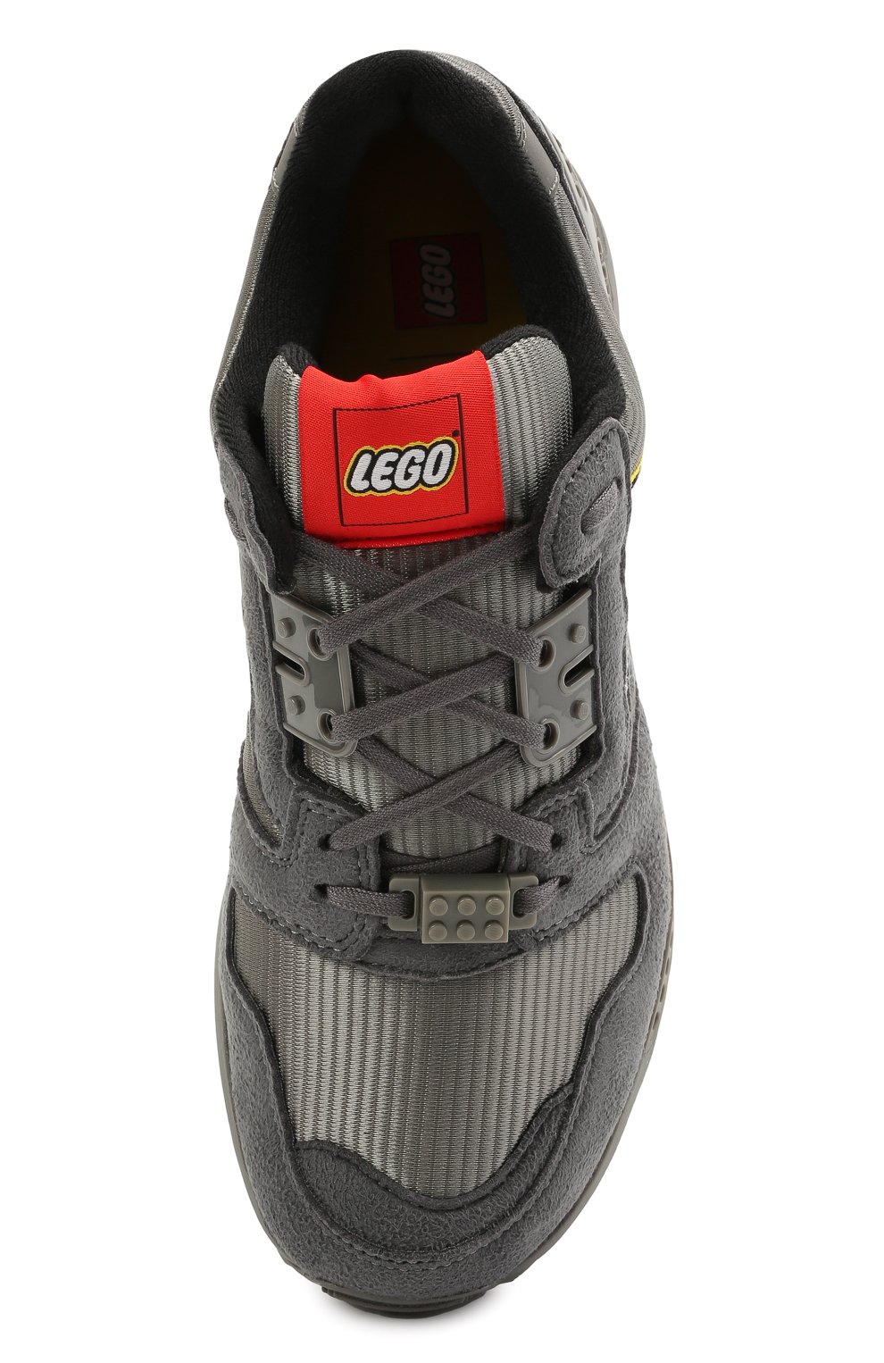 Кроссовки adidas zx 8000 x lego ADIDAS ORIGINALS серого цвета для